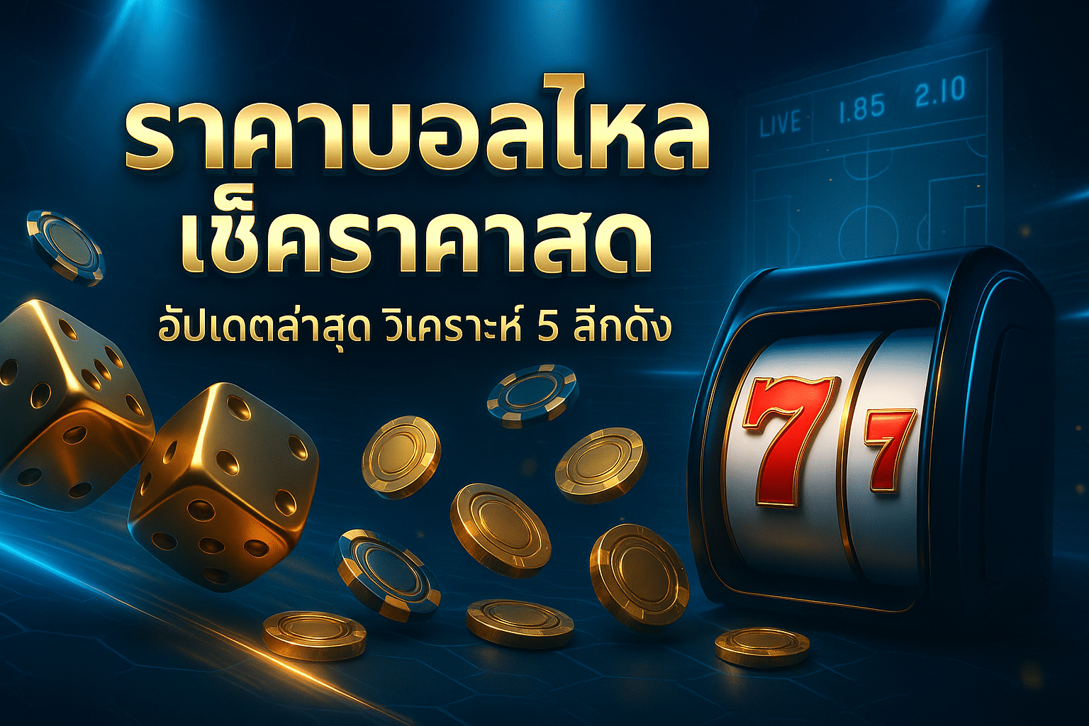 ราคาบอลไหล เช็คราคาสด