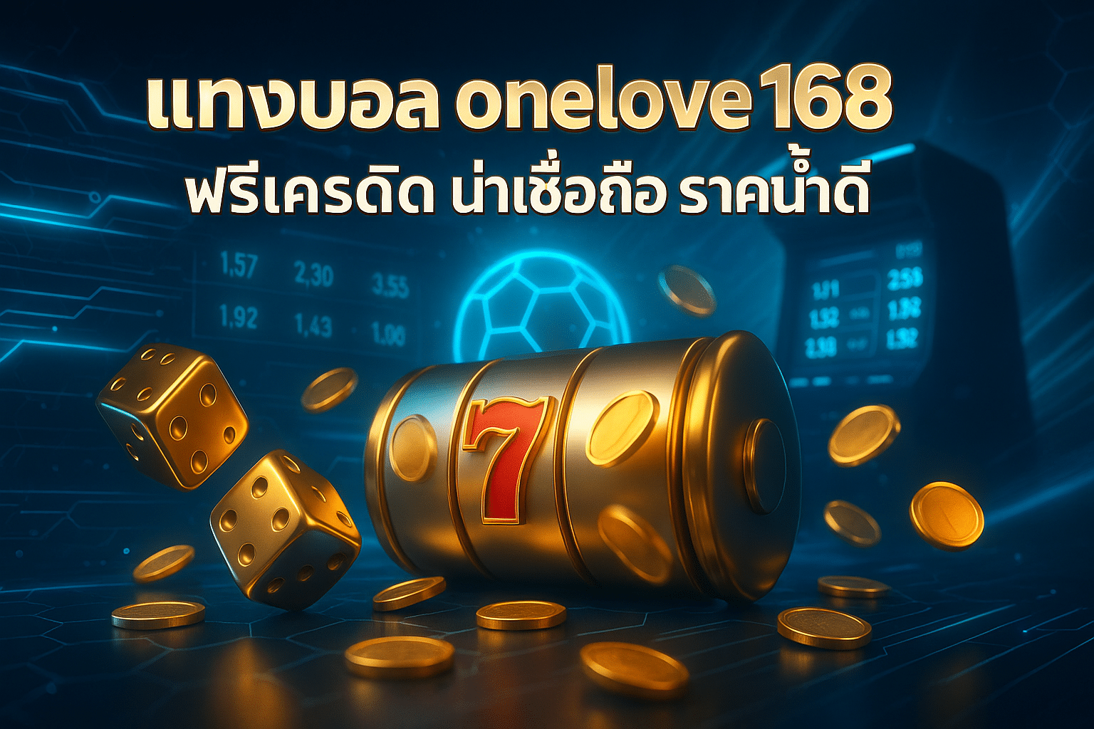 แทงบอล onelove168 ฟรีเครดิต