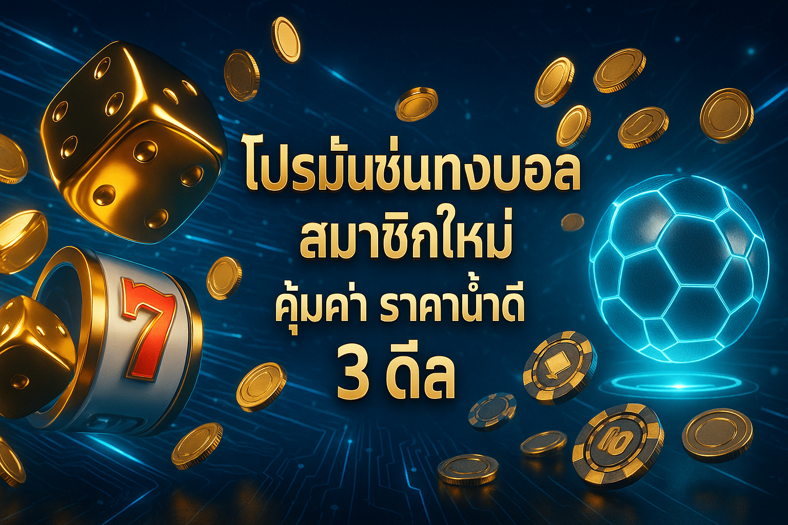โปรโมชั่นแทงบอล สมาชิกใหม่