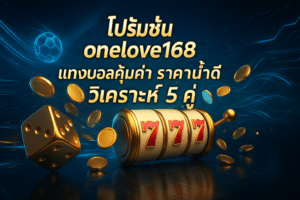 โปรโมชั่น onelove168 แทงบอล