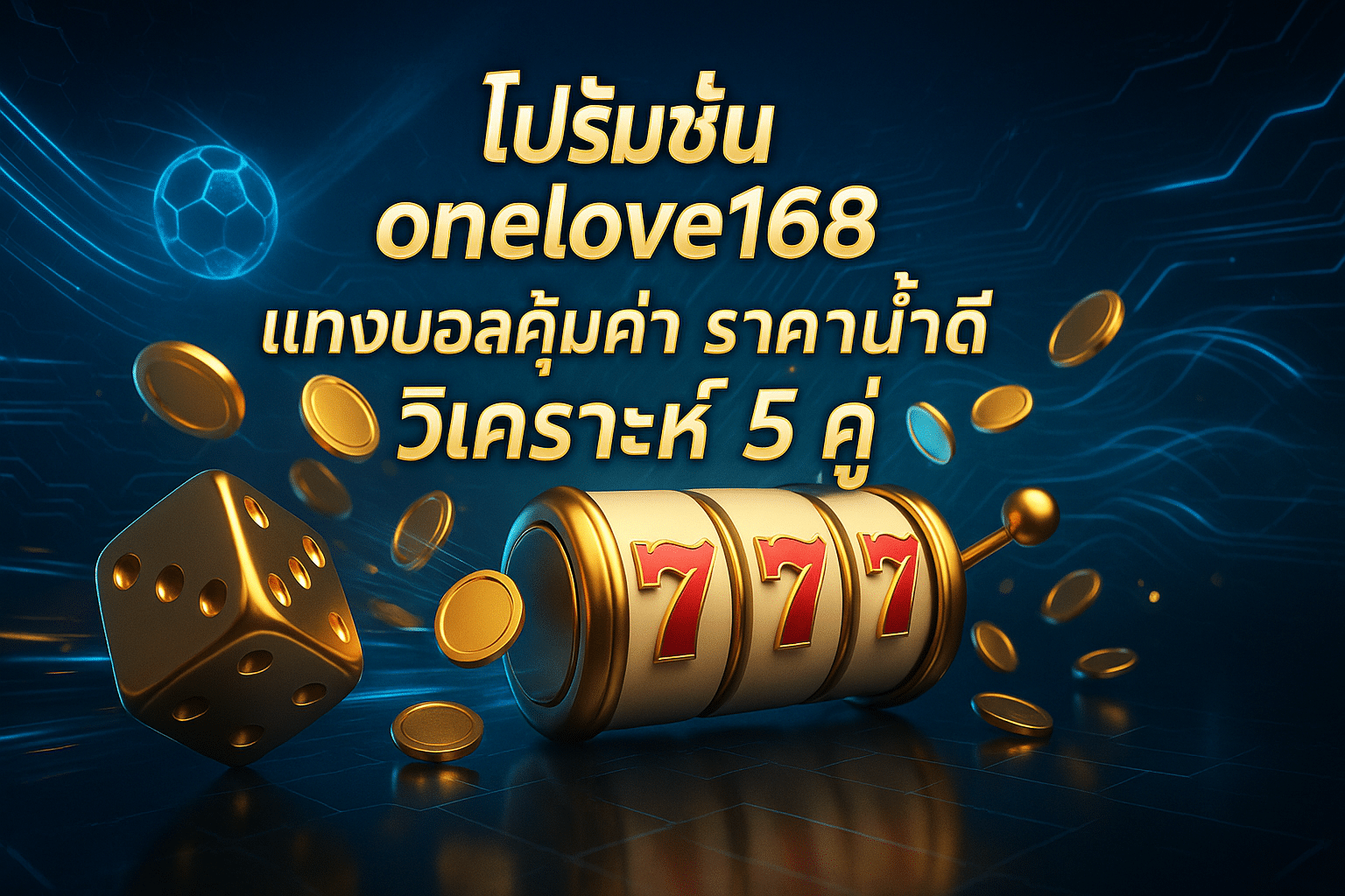 โปรโมชั่น onelove168 แทงบอล